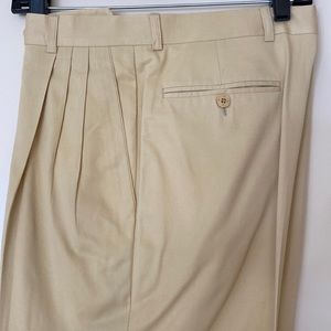 New dress cotton pleated w cuff pants by Zanella size30